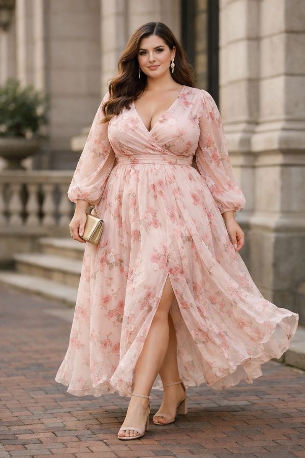Robe grande taille cérémonie